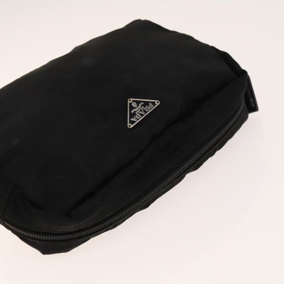 PRADA Pouch Nylon 3 Set Black Pink Auth gh587 - Picture 5 of 16